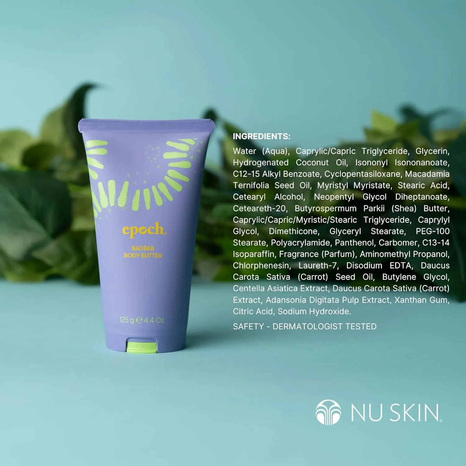 Nuskin Epoch Baobab Body Butter | Rich Cream Infused with Shea Butter and Ethnobotanical Baobab Fruit Extract for Deep Hydration, Softness, and Skin Resiliency | 2 Pack