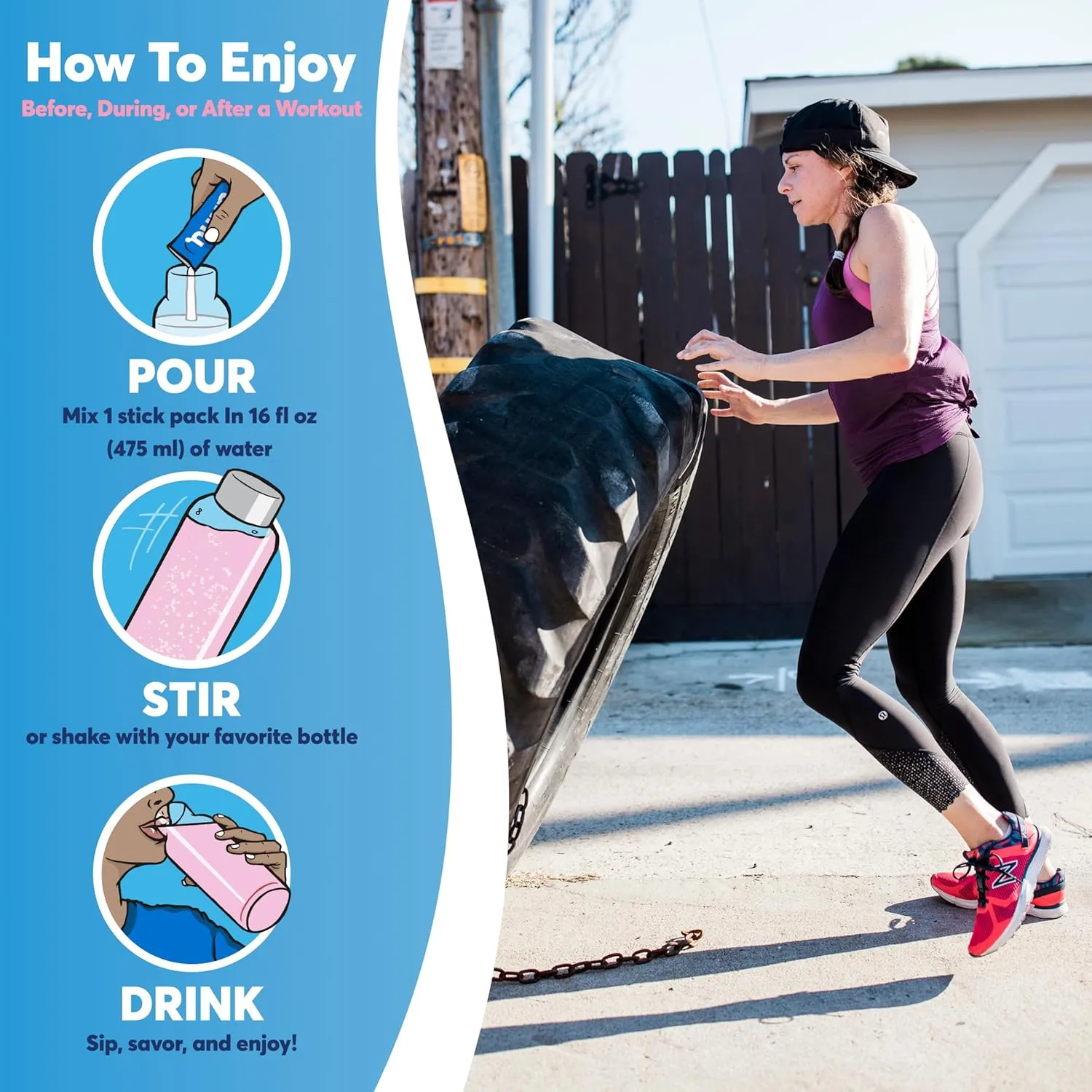 Nuun Sport Electrolyte Powder Packets with Magnesium, Calcium, Potassium, Chloride, and Sodium, Hydration Packets for On-The-Go, Mixed Berry Flavor, Gluten Free & Vegan, 16 Single Servings