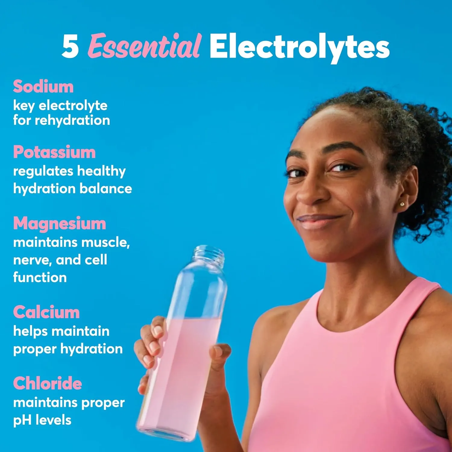 Nuun Sport Electrolyte Powder Packets with Magnesium, Calcium, Potassium, Chloride, and Sodium, Hydration Packets for On-The-Go, Mixed Berry Flavor, Gluten Free & Vegan, 16 Single Servings