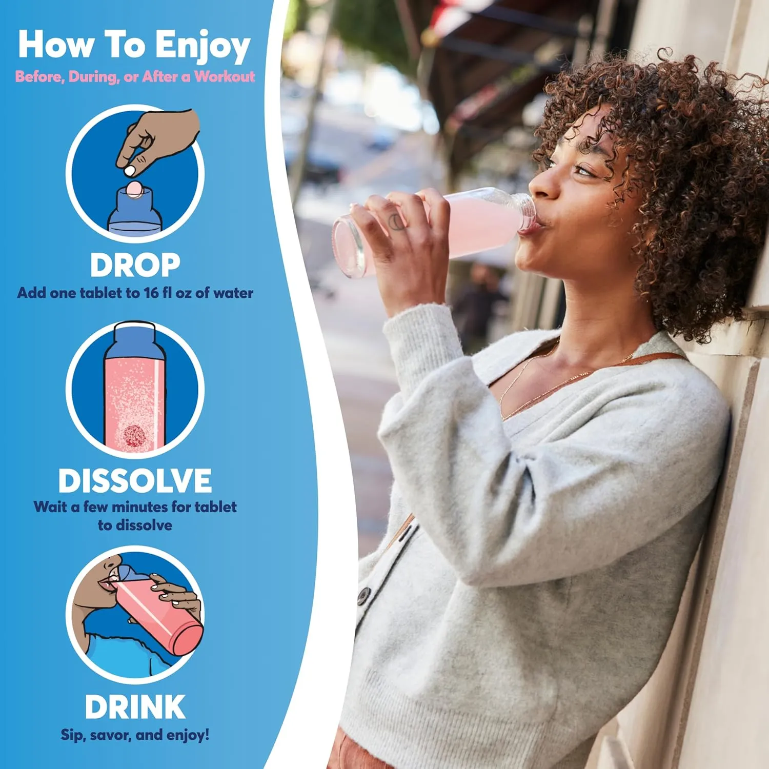 Nuun Zero Sugar Hydration Electrolyte Tablets - Sodium, Potassium, Chloride, Calcium, Magnesium, Light & Delicious Fruit Flavors, No Sugar, Gluten Free, Vegan, Mixed Citrus 4 Pack (40 Servings Total)