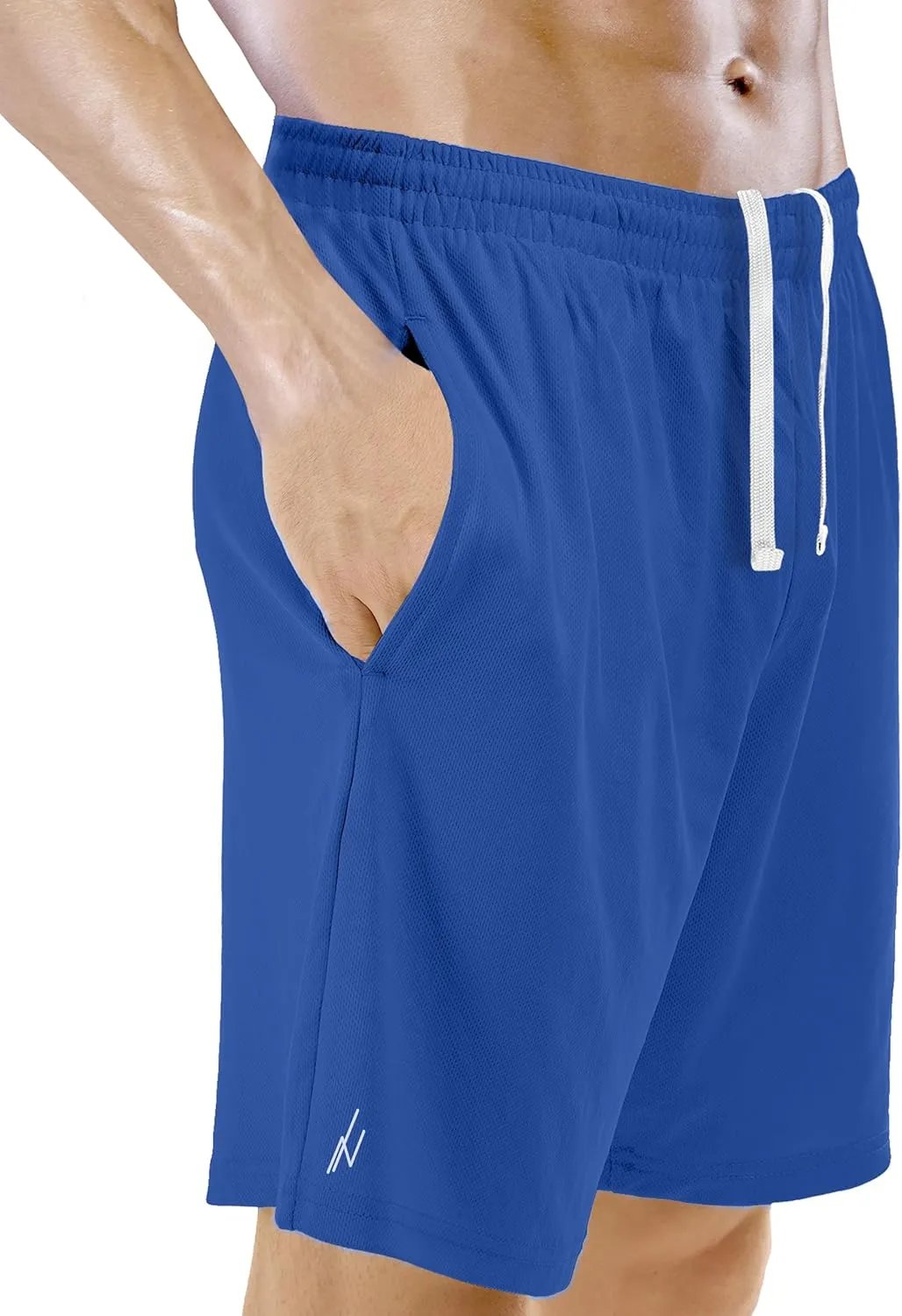 NY Threads 5 Pack Mens Athletic Shorts Quick Dry Loose-Fit Lightweight Running Workout Gym Shorts with Pockets