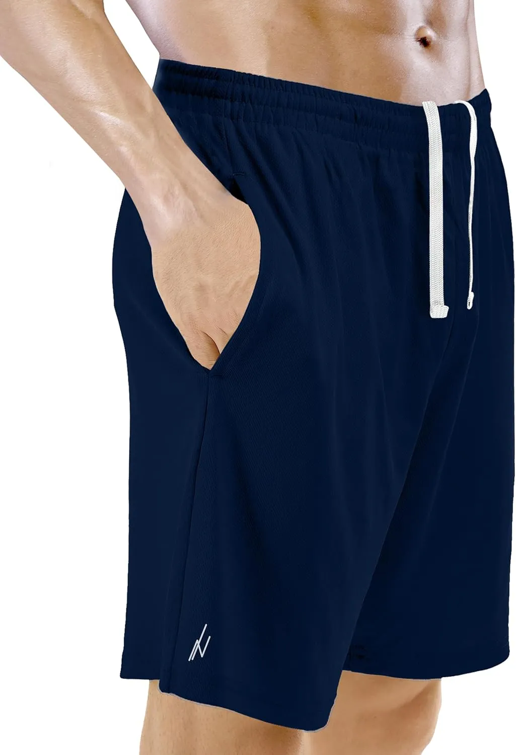 NY Threads 5 Pack Mens Athletic Shorts Quick Dry Loose-Fit Lightweight Running Workout Gym Shorts with Pockets