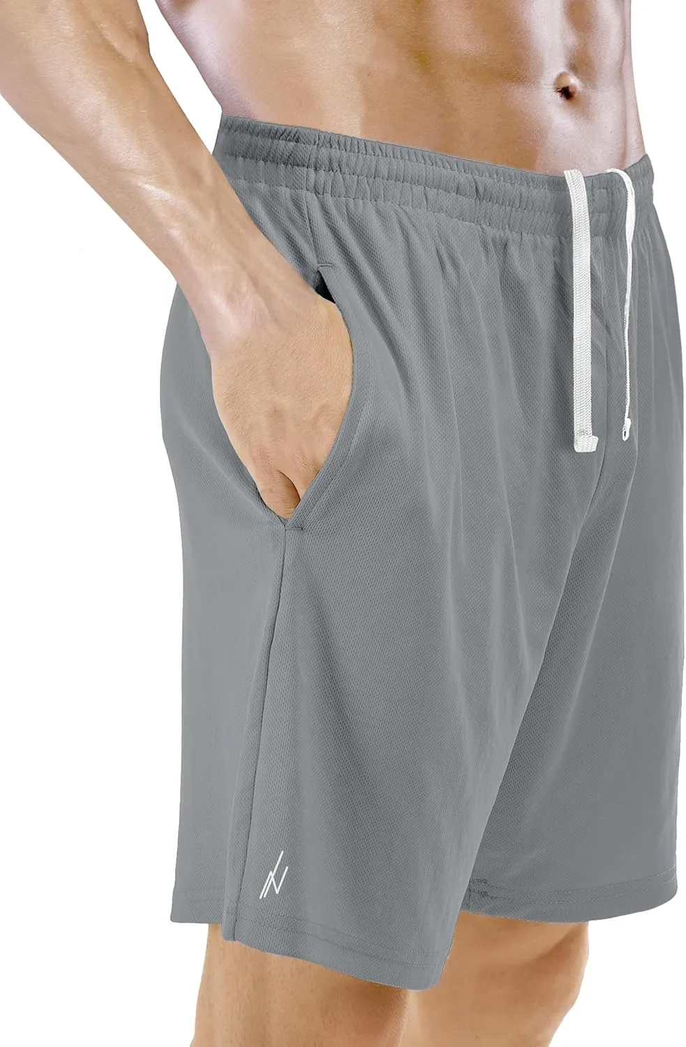 NY Threads 5 Pack Mens Athletic Shorts Quick Dry Loose-Fit Lightweight Running Workout Gym Shorts with Pockets