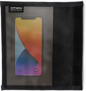 OFFGRID by EDEC - Cell Phone Faraday Bag with Window - Signal Blocking, Anti-Tracking, Anti-Spying, EMP Protection for Cell Phones, Key Fobs and Credit Cards
