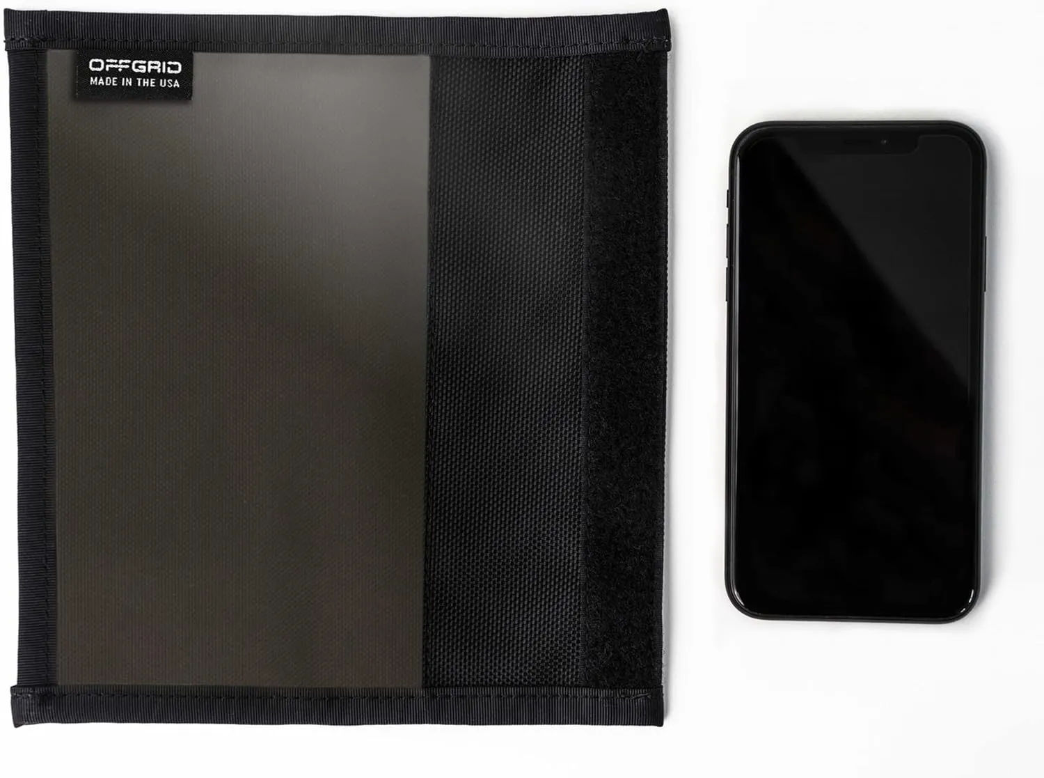OFFGRID by EDEC - Cell Phone Faraday Bag with Window - Signal Blocking, Anti-Tracking, Anti-Spying, EMP Protection for Cell Phones, Key Fobs and Credit Cards