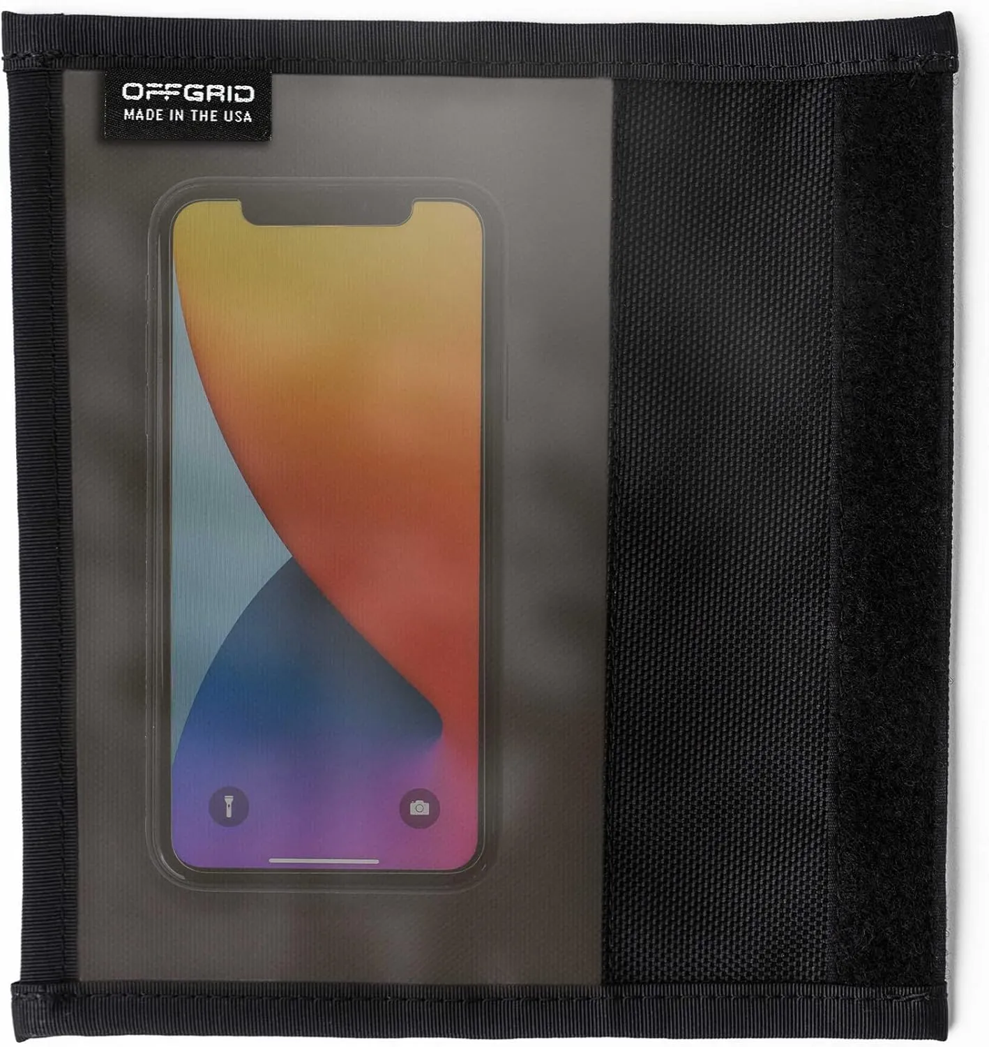 OFFGRID by EDEC - Cell Phone Faraday Bag with Window - Signal Blocking, Anti-Tracking, Anti-Spying, EMP Protection for Cell Phones, Key Fobs and Credit Cards