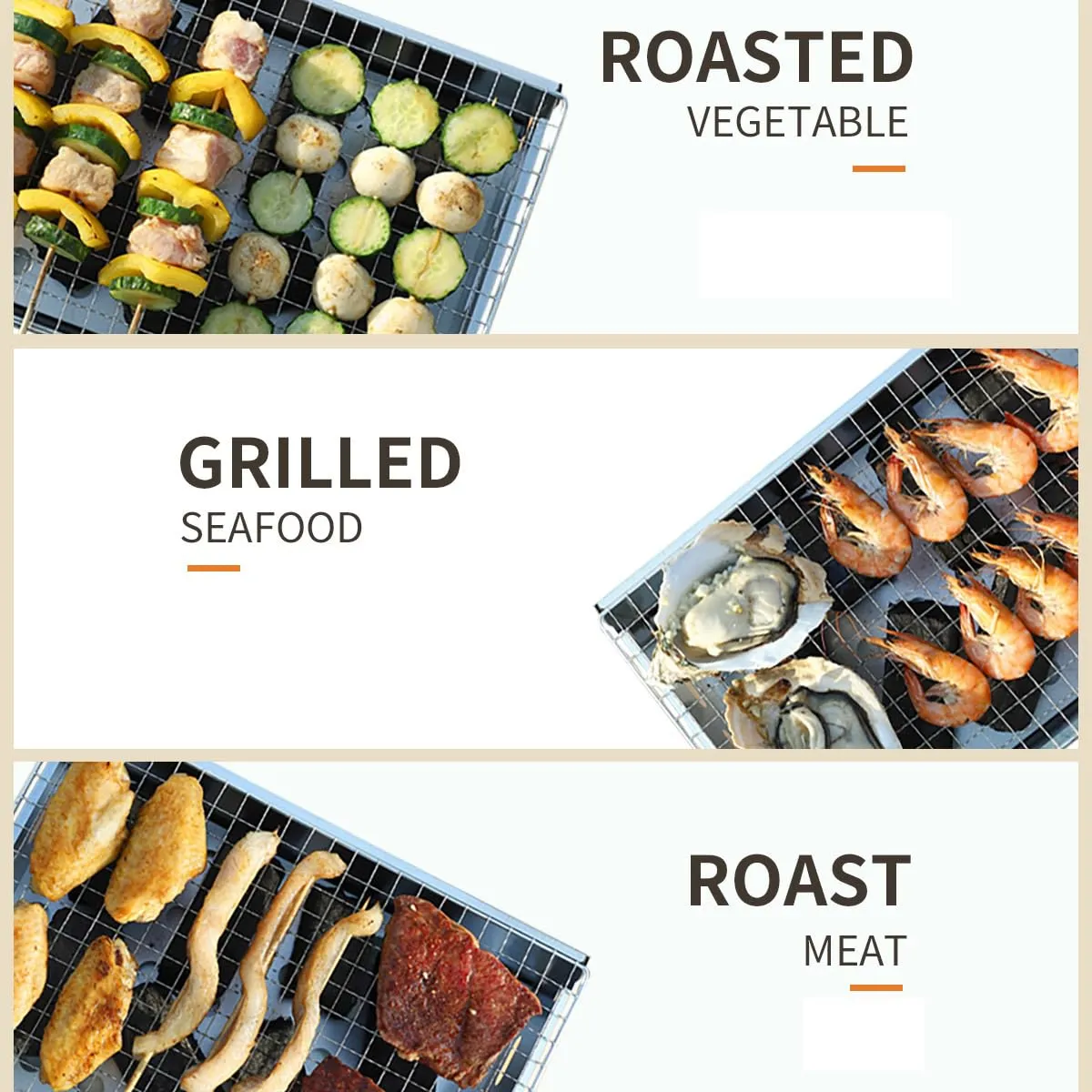ortable Charcoal Grill - Compact and Lightweight BBQ Grill, Easy Assembly, Ideal for Camping, Tailgating, and Outdoor Cooking - Fits 2-4 People