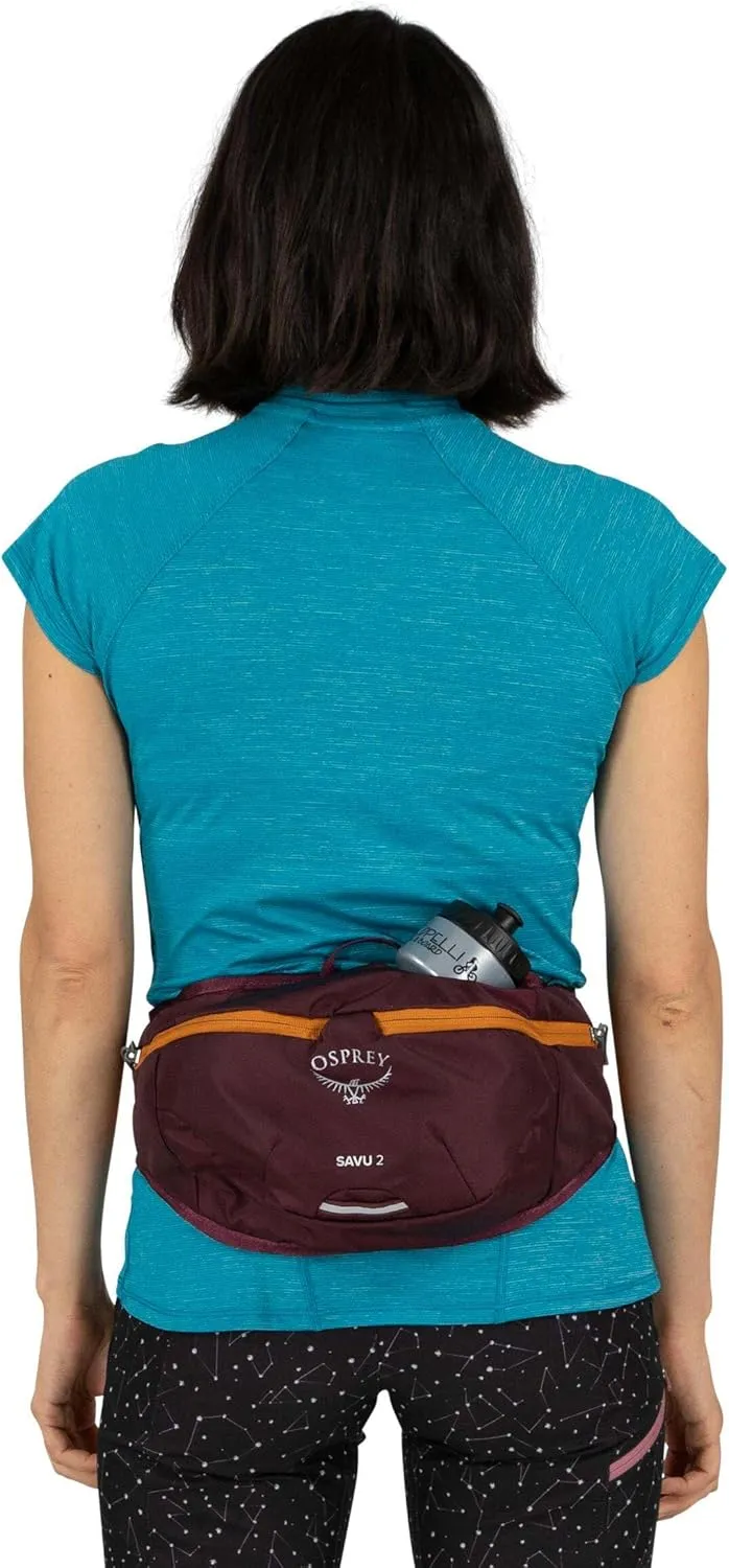 Osprey Savu 2L Unisex Biking Waist Pack, Postal Blue