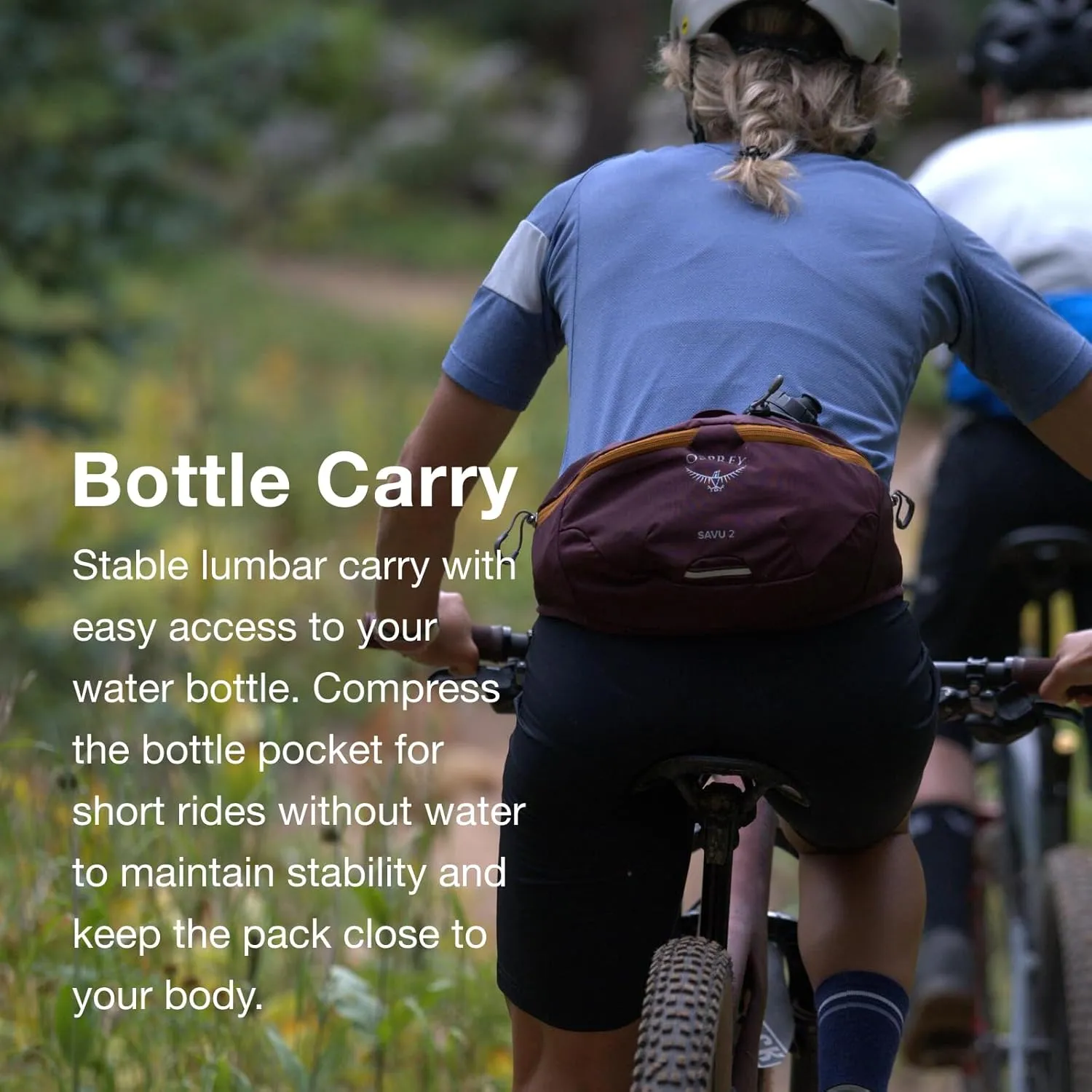 Osprey Savu 2L Unisex Biking Waist Pack, Postal Blue