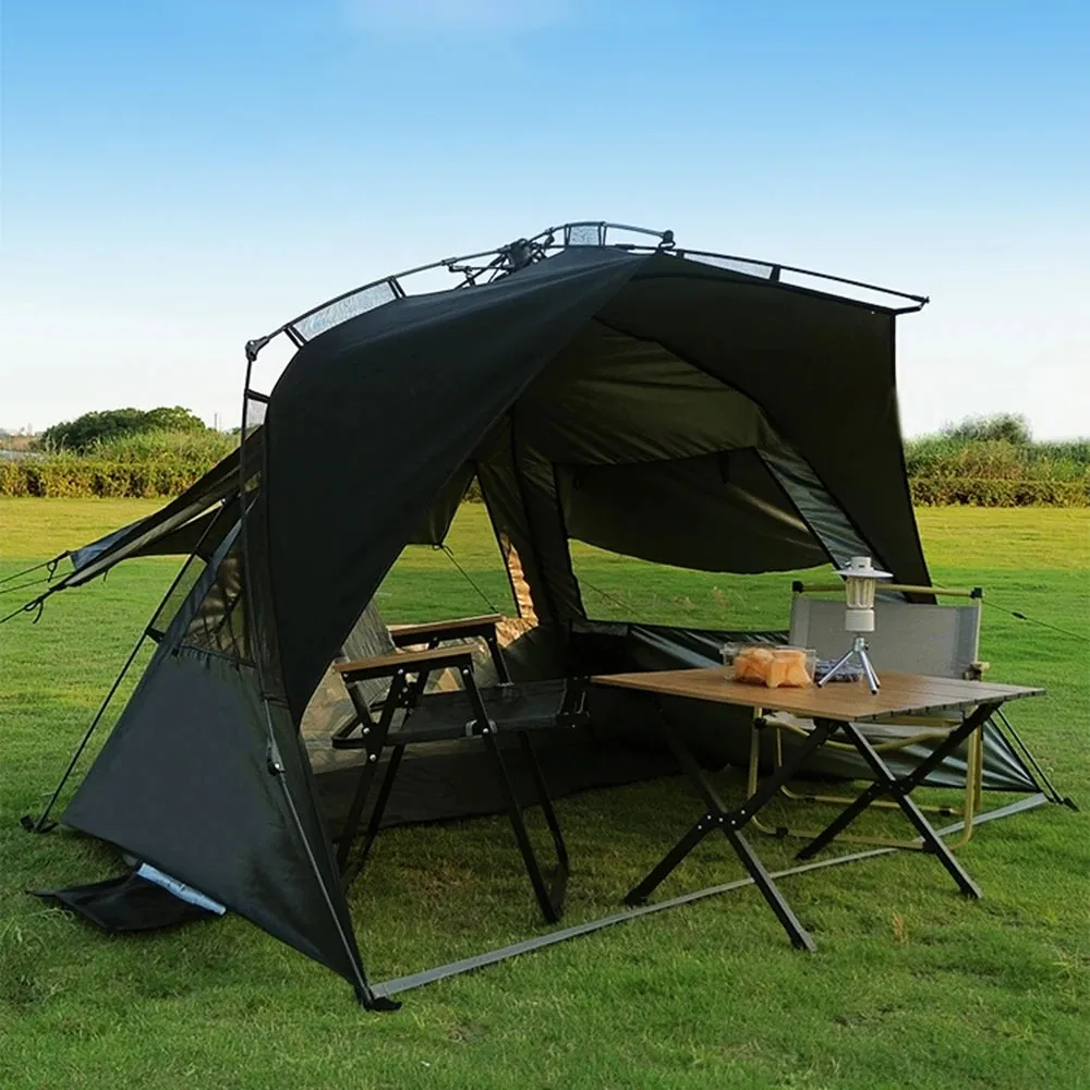 Outdoor 3-4 Person One-touch Camping Tent Quick Automatic Open Beach Tent