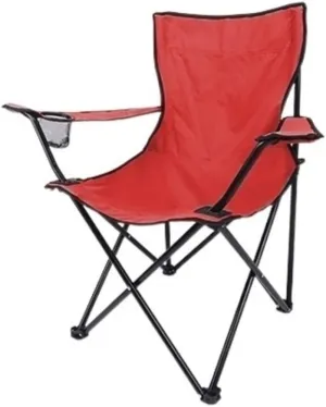 Outdoor Camp Chairs, Folding Padded Deck Chair Backchair Beach Chair Fishing Chair Portable Lounge Chair Outdoor Armchair with Cup Holder Lawn Chairs Adults(D)