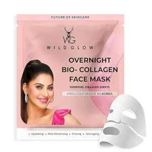 Overnight Face Mask | Korean Glass Skin Hydrogel Mask for Deep Hydration, Pigmentation, Anti-Aging & Pore Minimizing | Hyaluronic Acid, Niacinamide, Vitamin E & Centella