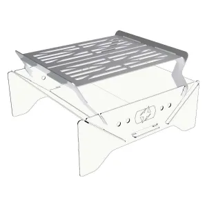 Oxford Grill for Firepit: Stainless Steel Cooking Grate for Outdoor Fire Pit