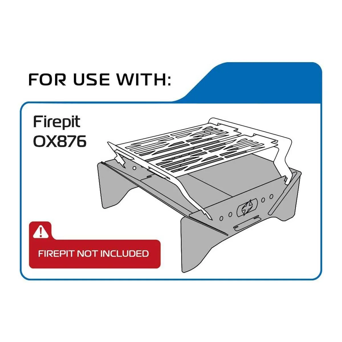Oxford Grill for Firepit: Stainless Steel Cooking Grate for Outdoor Fire Pit