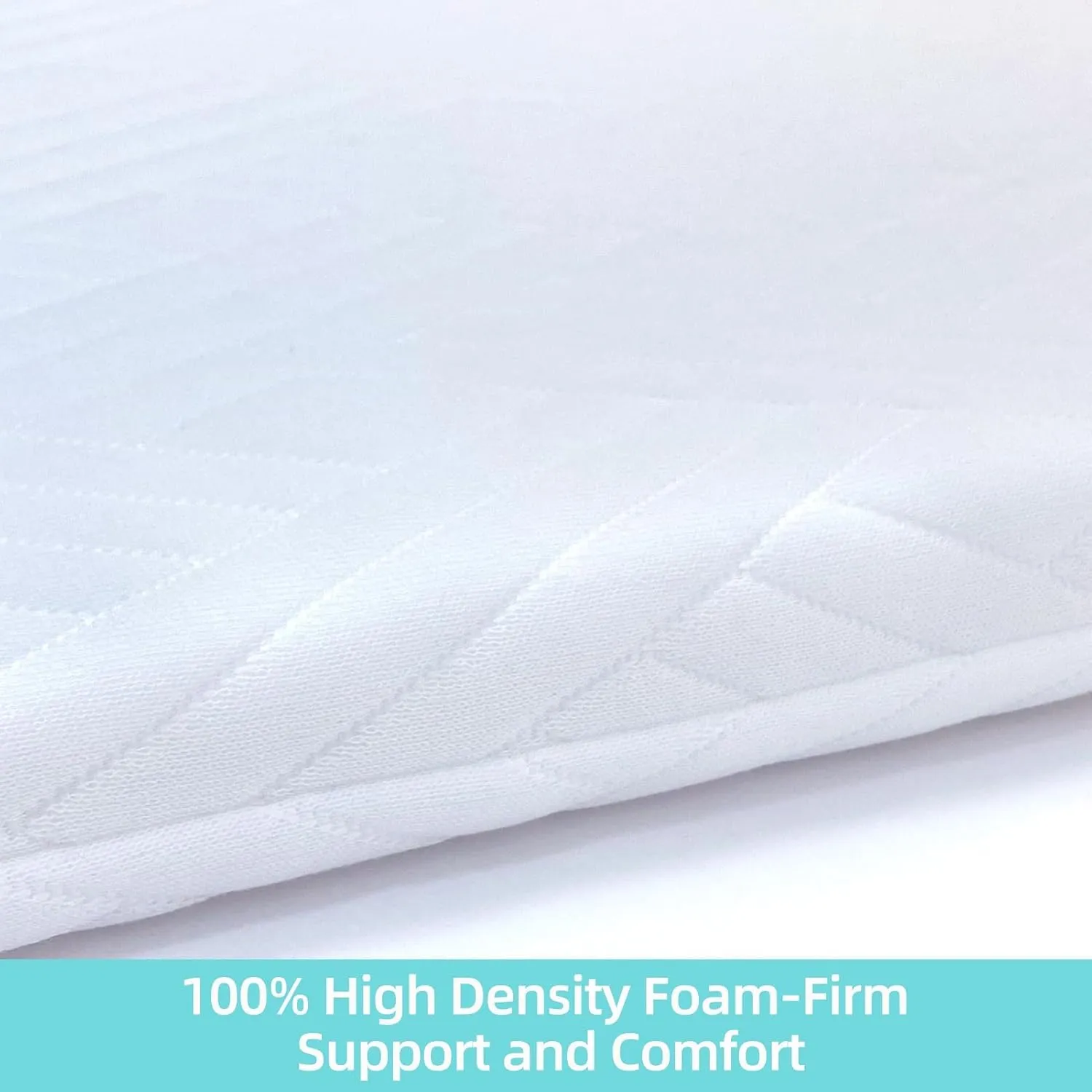 Pack and Play Mattress Pad 38" x 26", Playard Mattress for Pack and Play, Pack N Play Mattress Topper with Washable Cover - Fits for Graco & Baby Trend & Pamo Babe Playard