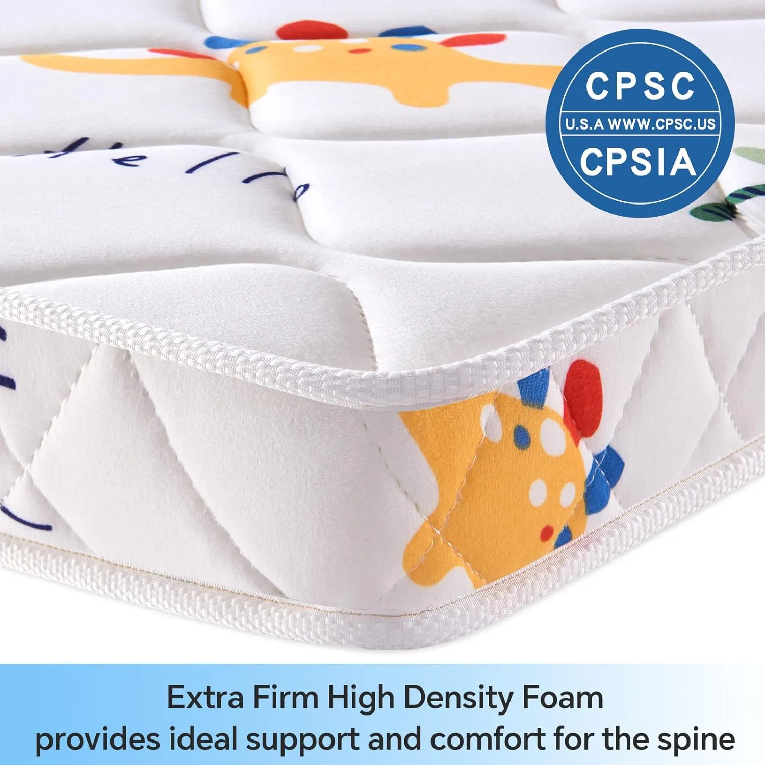 Pack and Play Mattress Topper 38" x 26" x 1.5" - Breathable Soft Playpen Mattresses, Firm Support and Comfort Foam, Portable Play Yard Mattress Fits for Graco & Baby Trend & Pamo Babe Playard