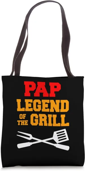 Pap Legend Of The Grill Funny Grilling Tote Bag