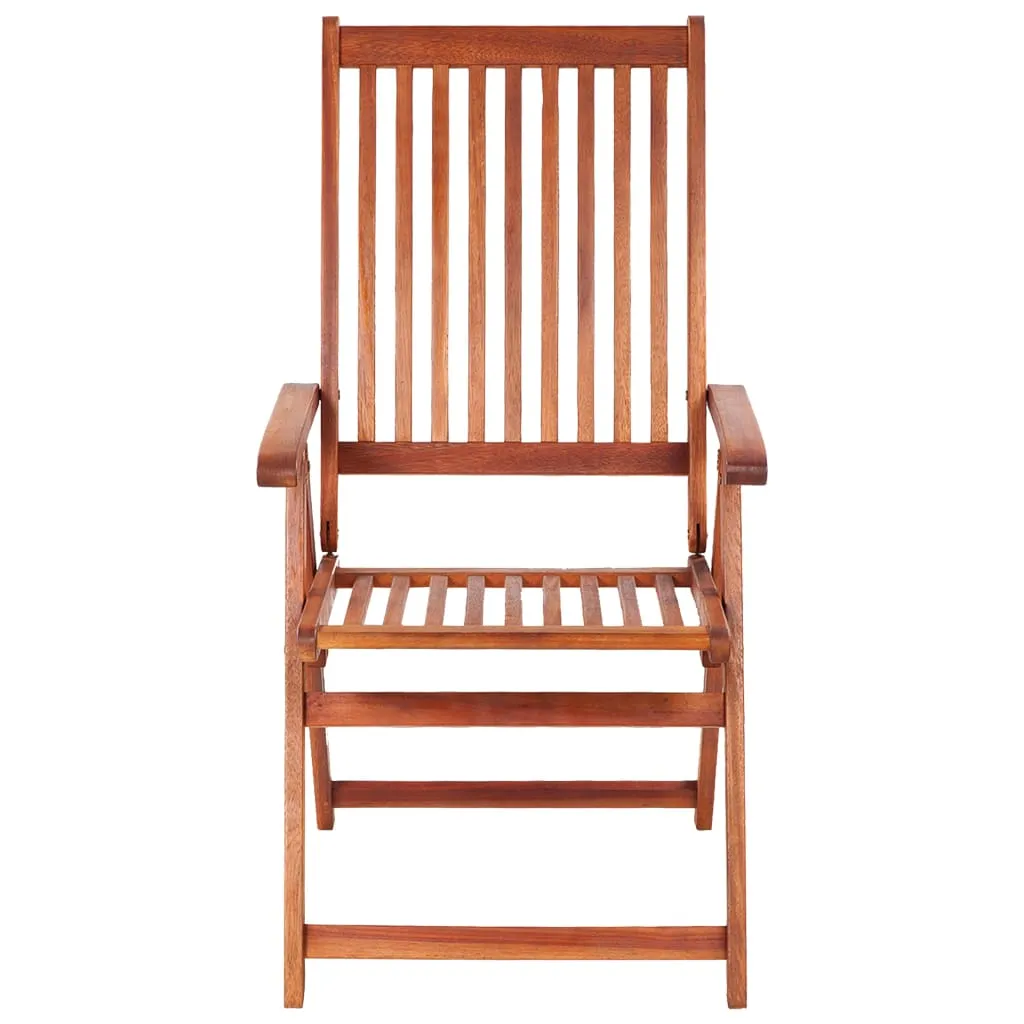 Patio Folding Chairs Camping Garden Lawn Chair Solid Wood Acacia Brown
