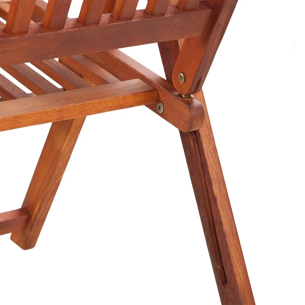 Patio Folding Chairs Camping Garden Lawn Chair Solid Wood Acacia Brown