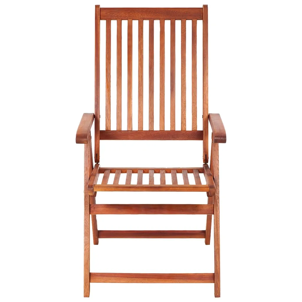 Patio Folding Chairs Camping Garden Lawn Chair Solid Wood Acacia Brown