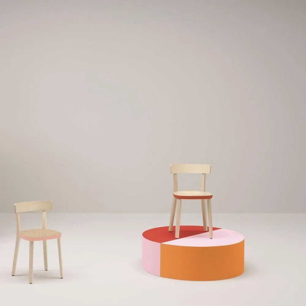 Pedrali Folk 2930 chair in natural ash wood