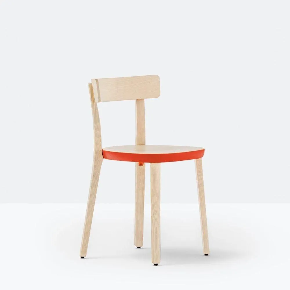 Pedrali Folk 2930 chair in natural ash wood