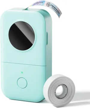 Phomemo D30 Label Maker Machine, Portable Bluetooth Mini Label Printer, Smart Phone Handheld Thermal Sticker Small Labeler Multiple Templates Font Icon Inkless for Home Office