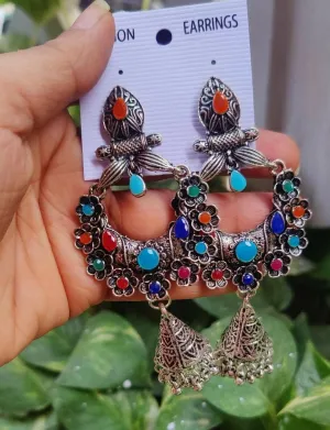 Pinapes Handcrafted Jhumka Earrings for a Stunning Look – Pack of 2 Traditional Indian Danglers