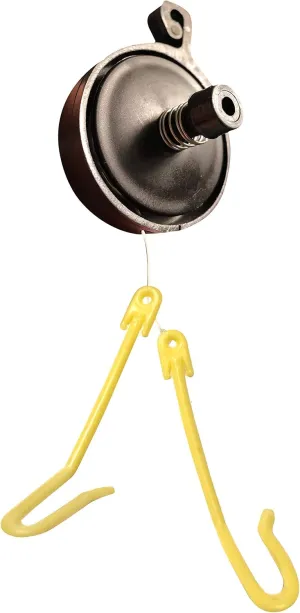 Plant Yoyo Hangers - 50 Pack - 2 Hooks - Plant Support for Stems & Branches with Heavy Buds, Colas, Flowers, Fruits & Vegetables - Great for Grow Tent, Grow Room, and Garden