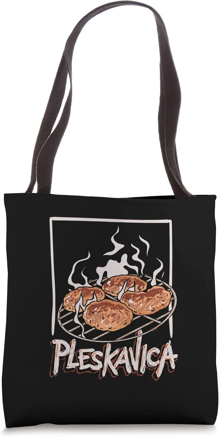 Pleskavica Balkan Meat On The Grill Pljeskavica Grill Lovers Tote Bag