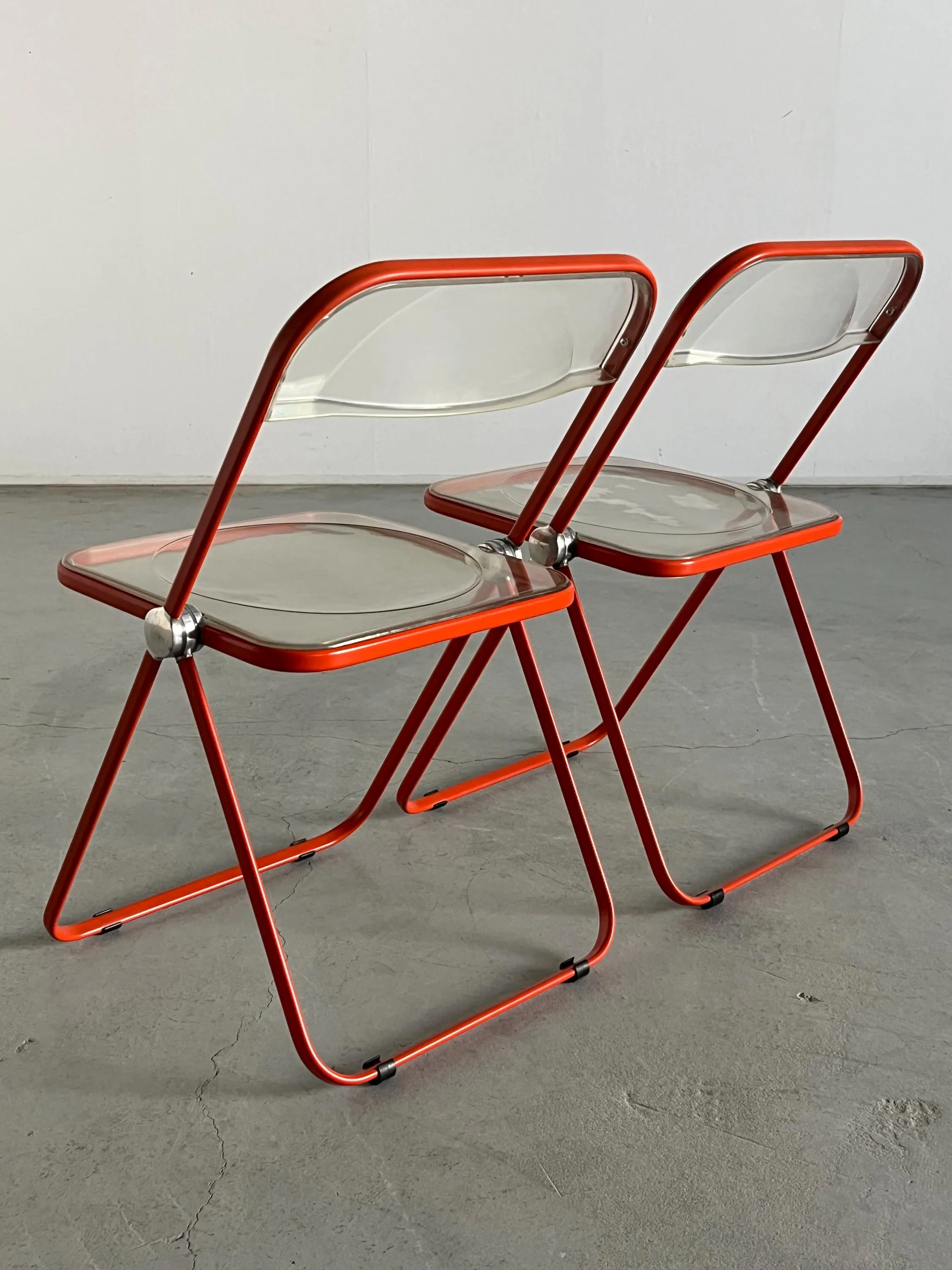 'Plia' Folding Chairs by Giancarlo Piretti for Anonima Castelli