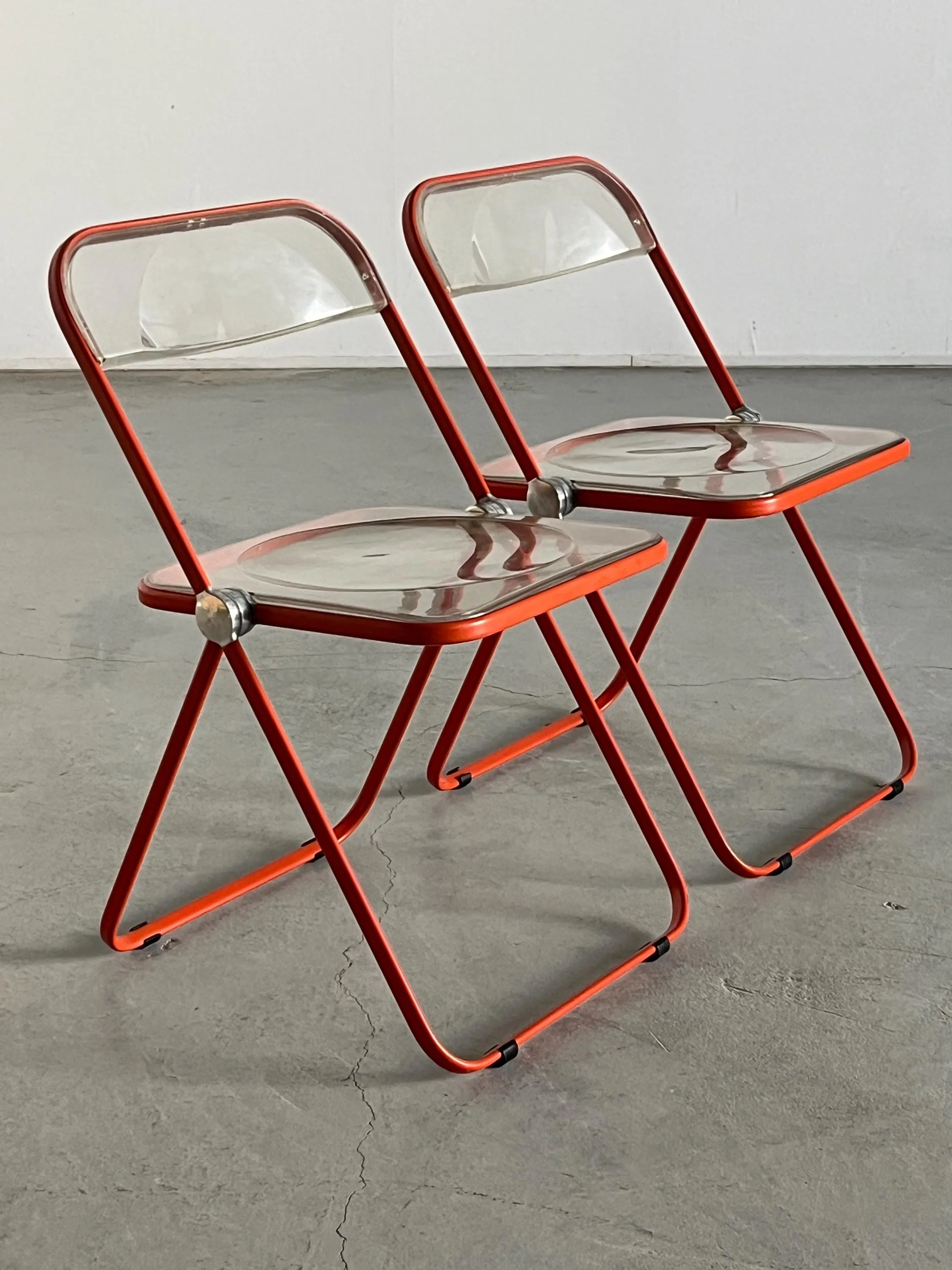 'Plia' Folding Chairs by Giancarlo Piretti for Anonima Castelli