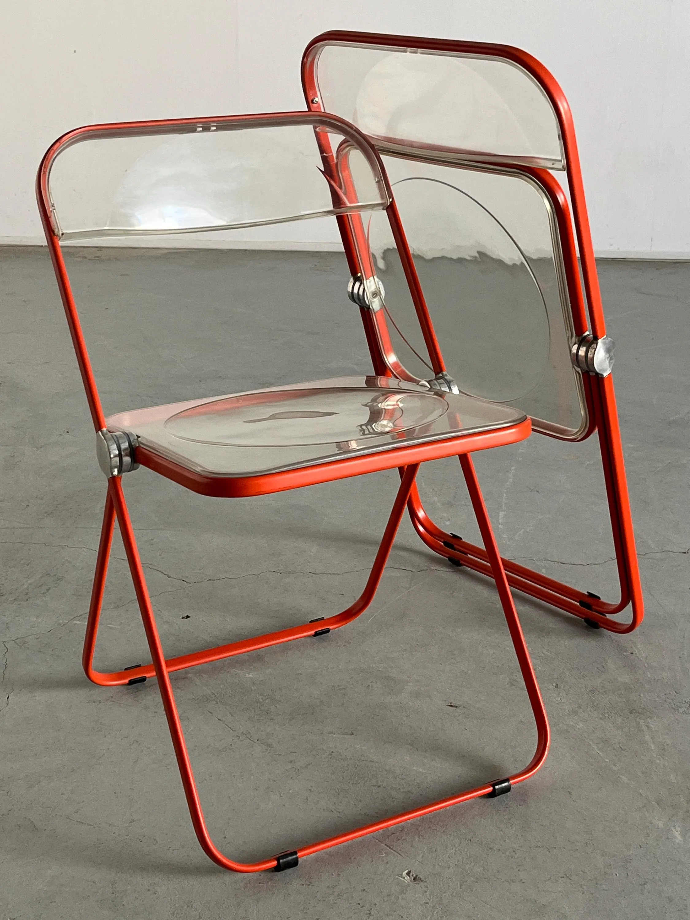 'Plia' Folding Chairs by Giancarlo Piretti for Anonima Castelli