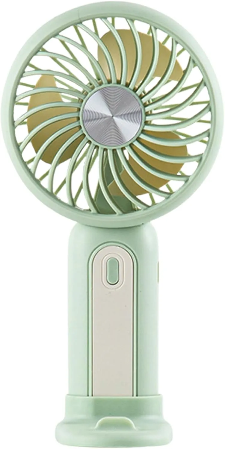 Portable Fan, Handheld Cooling with Multi-Speed Settings, Long Battery Life, 6.8x3.3x1.7in, Rechargeable Mini Fan for Home, Studio, Gym, Workout, Outdoor, Travel, Commuting