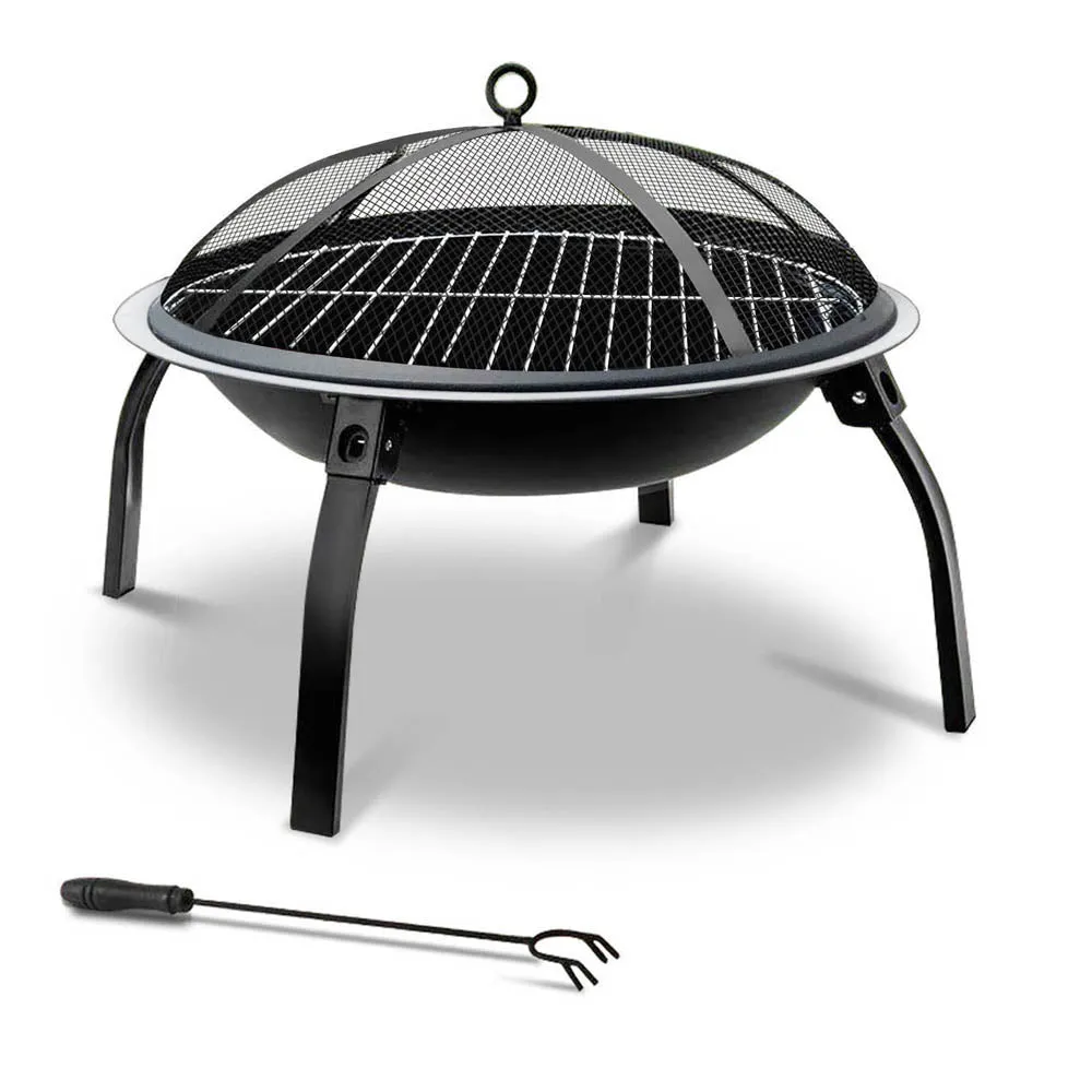 Portable Fire Pit and Grill 22"