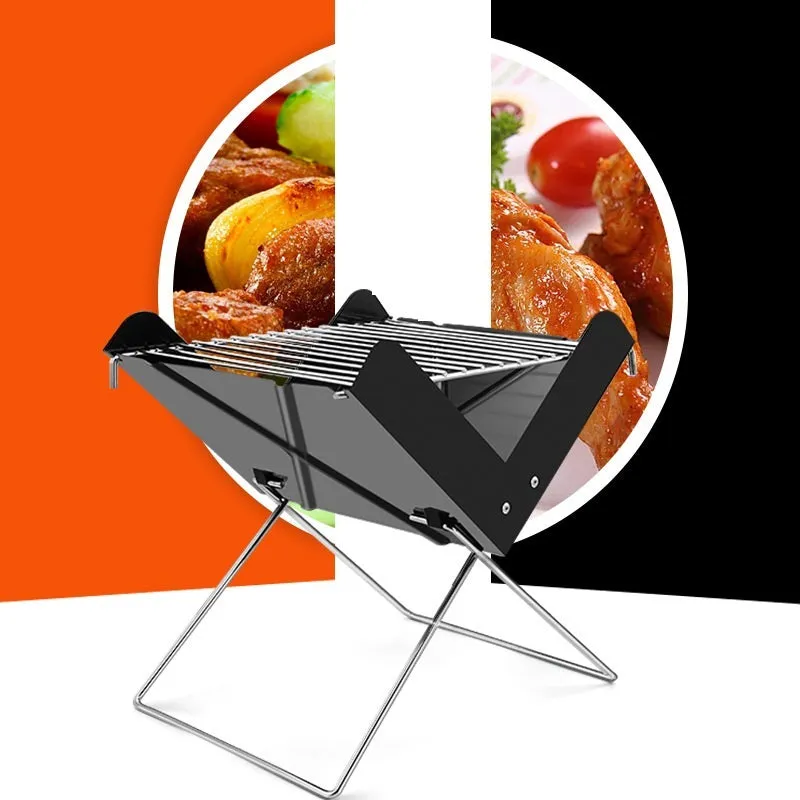 Portable Folding Grill – Compact BBQ for Outdoor & Indoor Use
