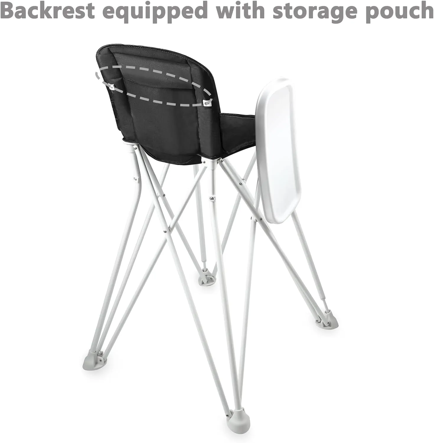 Portable Highchair for Babies and Toddlers, Compact Folding Travel Sit High Chair for Dining, Picnics, Camping, for 6  Months