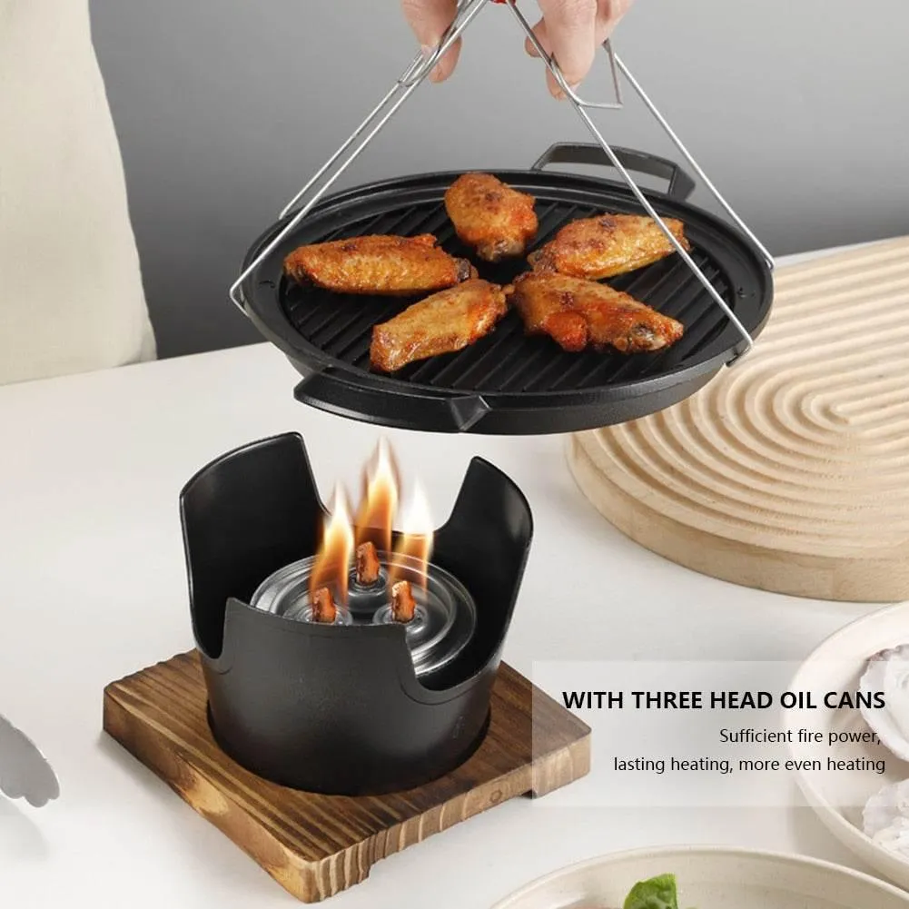 Portable Non-Stick Japanese BBQ Grill - Mini Grilling Pan
