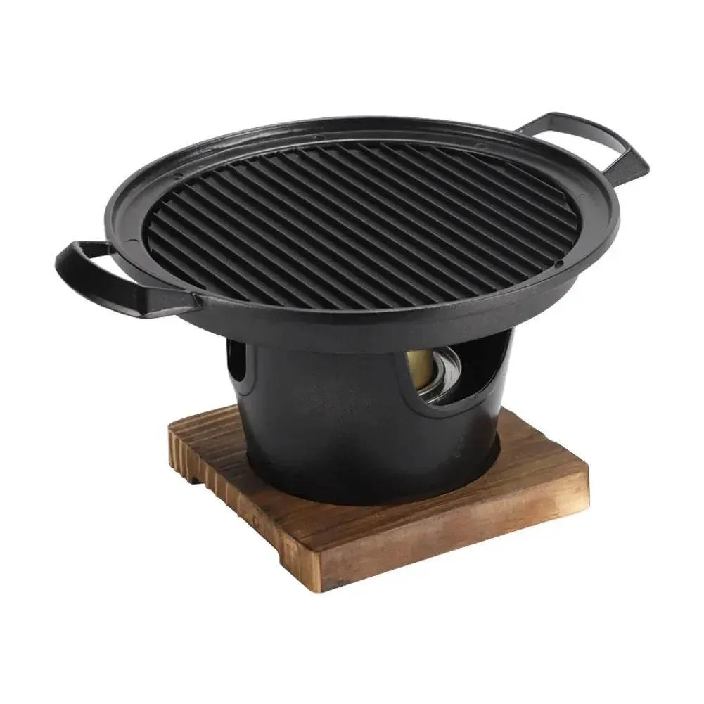 Portable Non-Stick Japanese BBQ Grill - Mini Grilling Pan