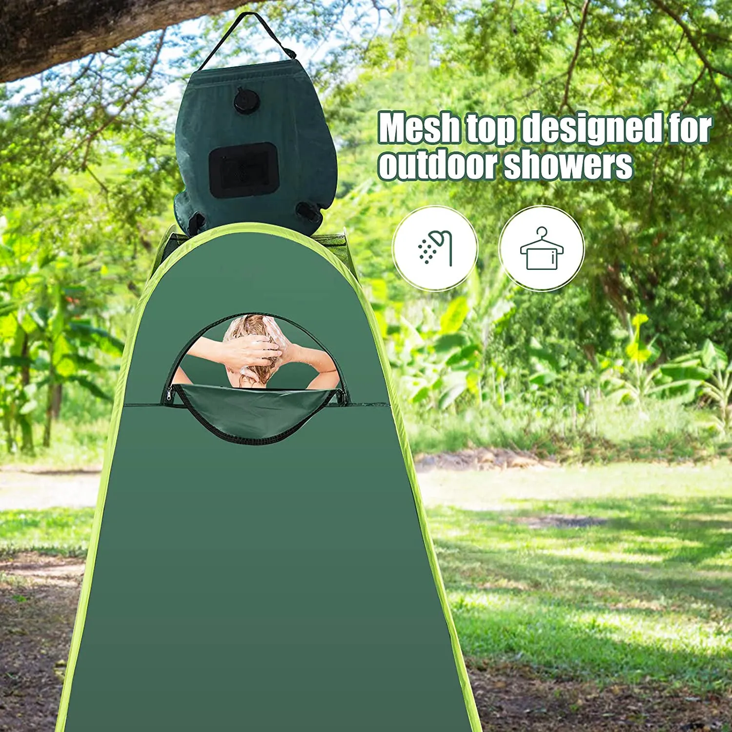 Portable Pop Up Privacy Shower Toilet Camping Tent