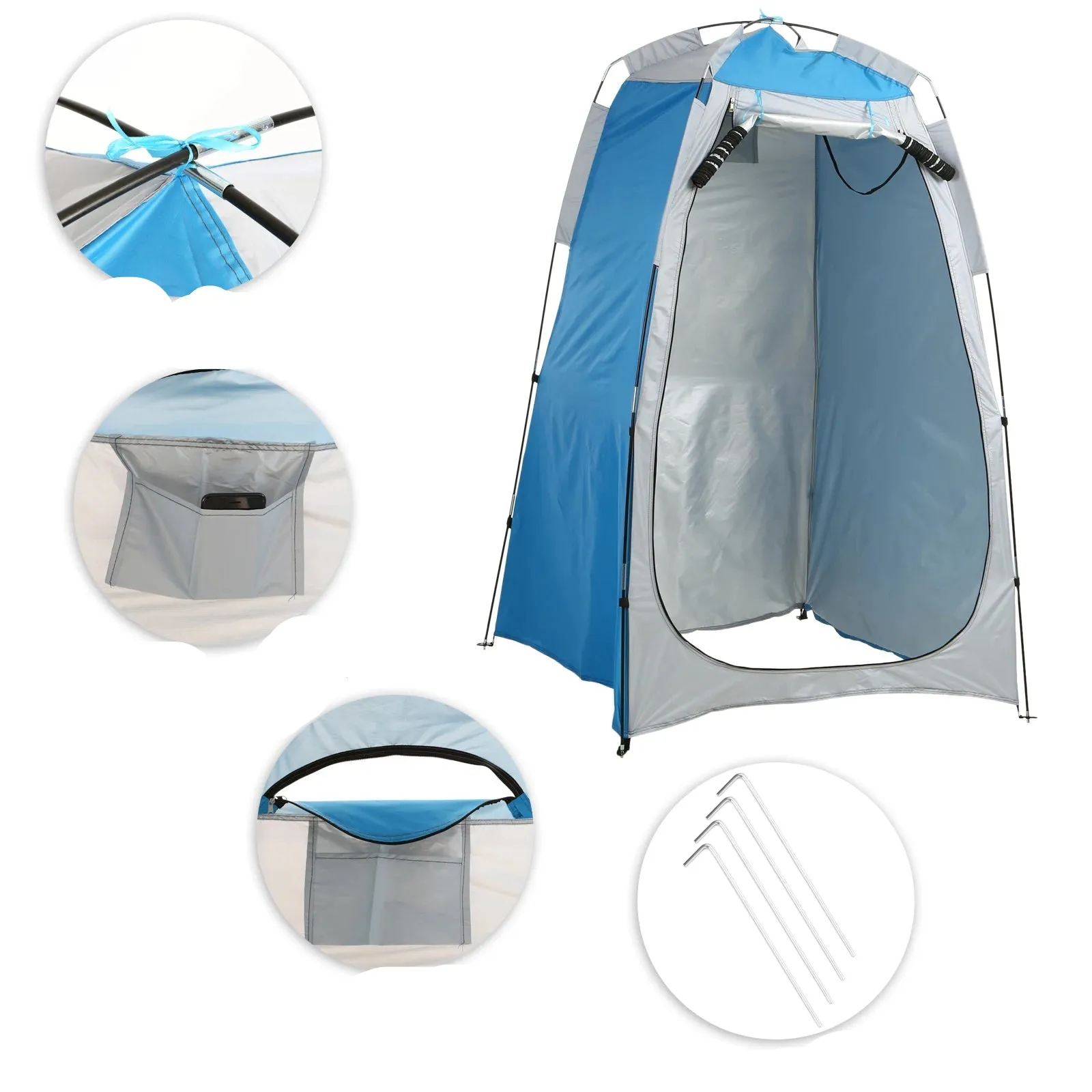 Portable Privacy Shelter for Camping and Beach