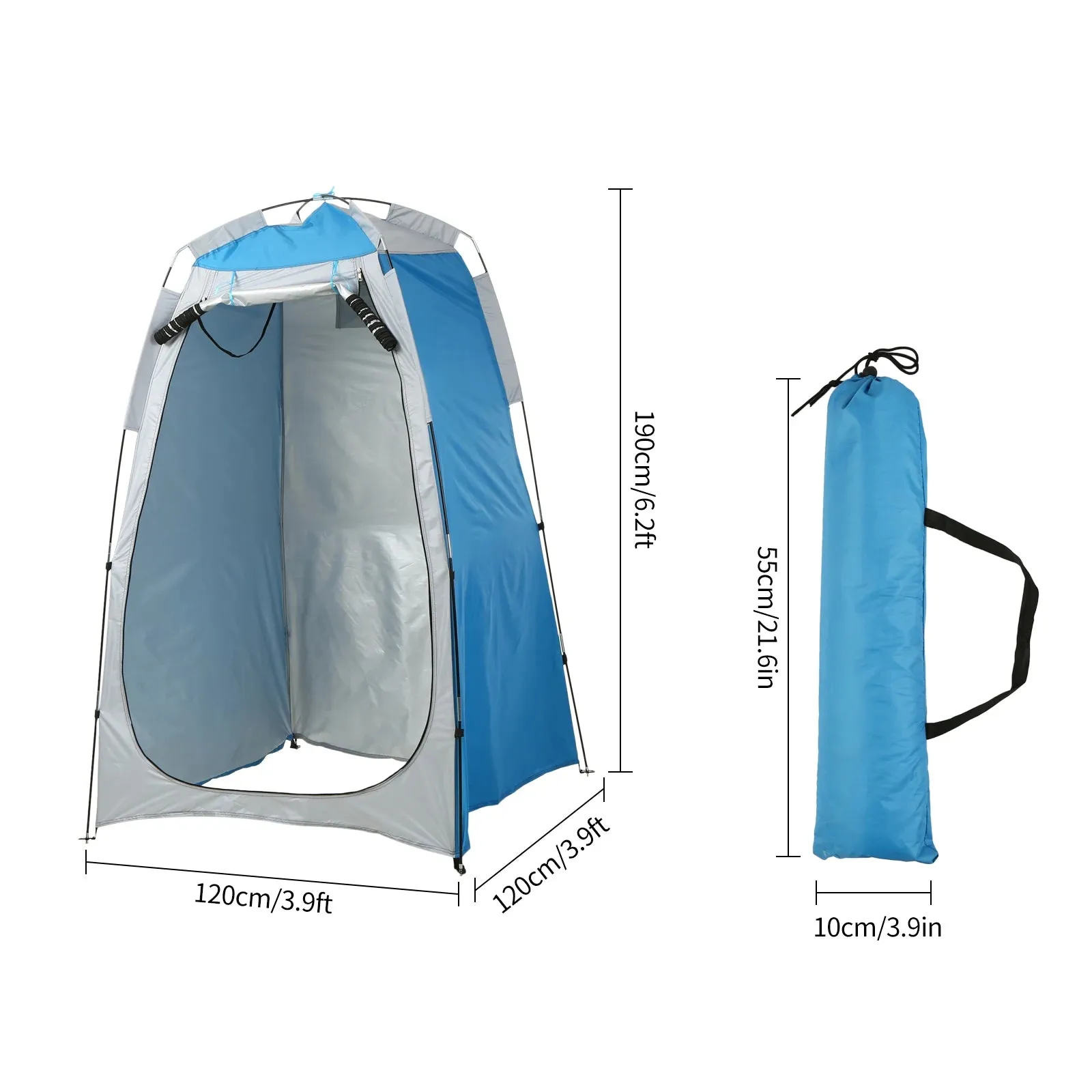 Portable Privacy Shelter for Camping and Beach