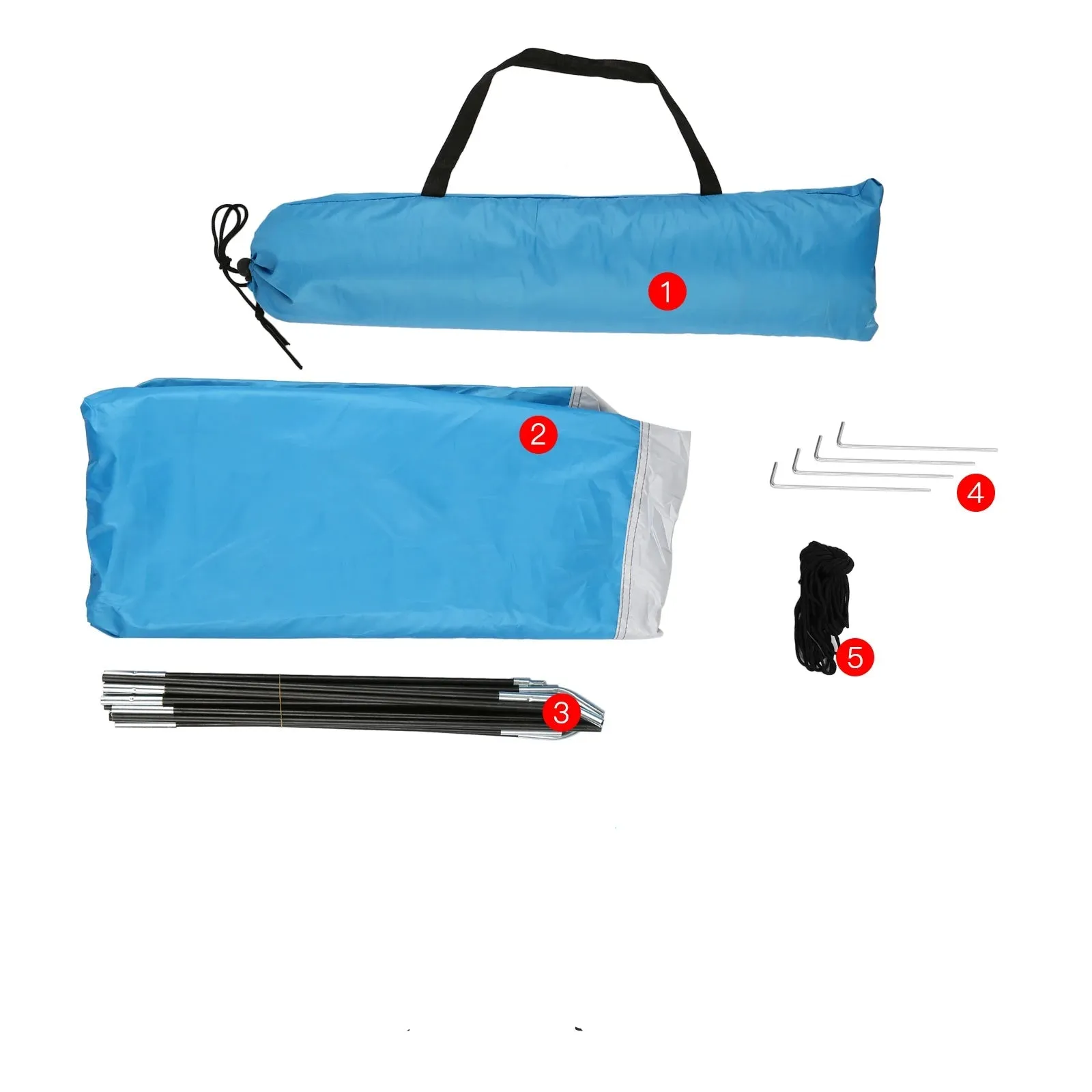 Portable Privacy Shelter for Camping and Beach