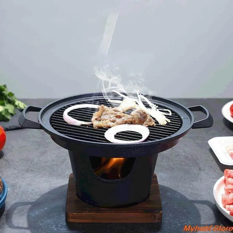Portable Smokeless BBQ Grill - Mini Japanese Desk Barbecue
