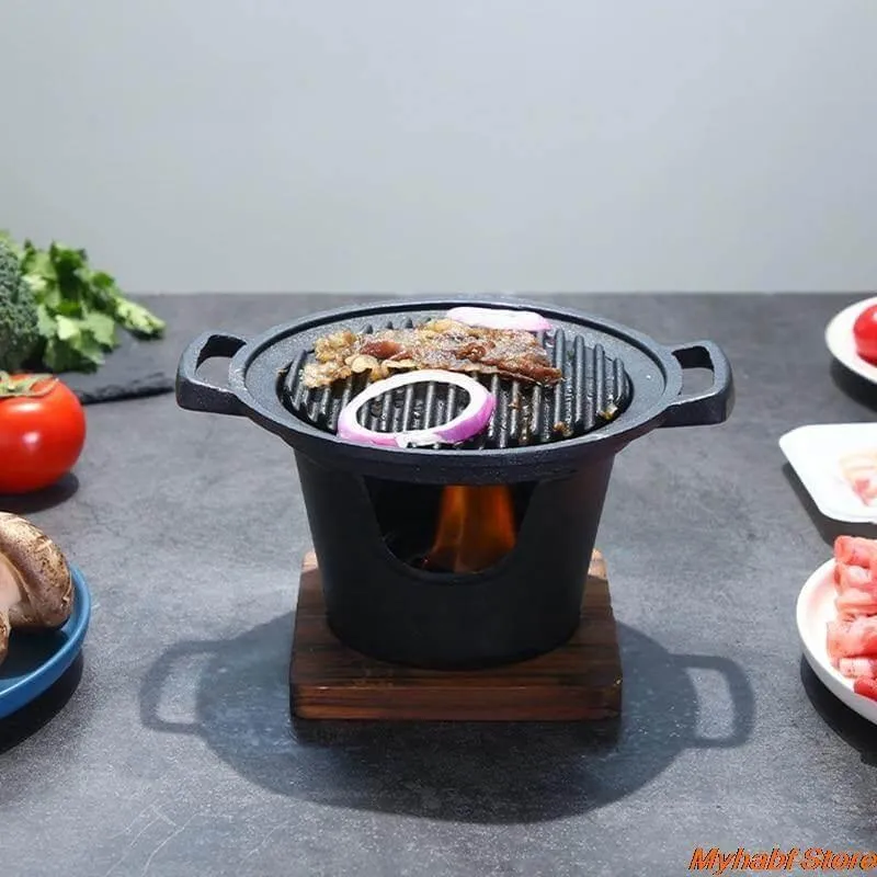 Portable Smokeless BBQ Grill - Mini Japanese Desk Barbecue