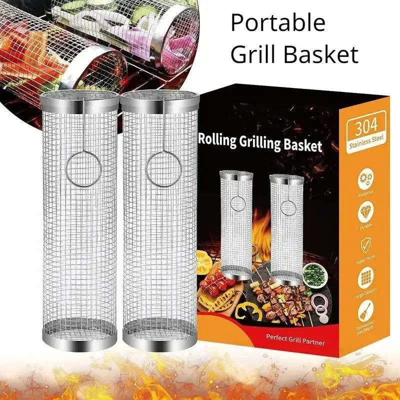 Premium Stainless Steel Grill Basket