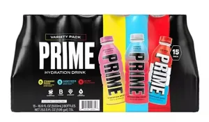 Prime Hydration Drink Variety Pack 2.0, 16.9 fl. oz., 15 pk.