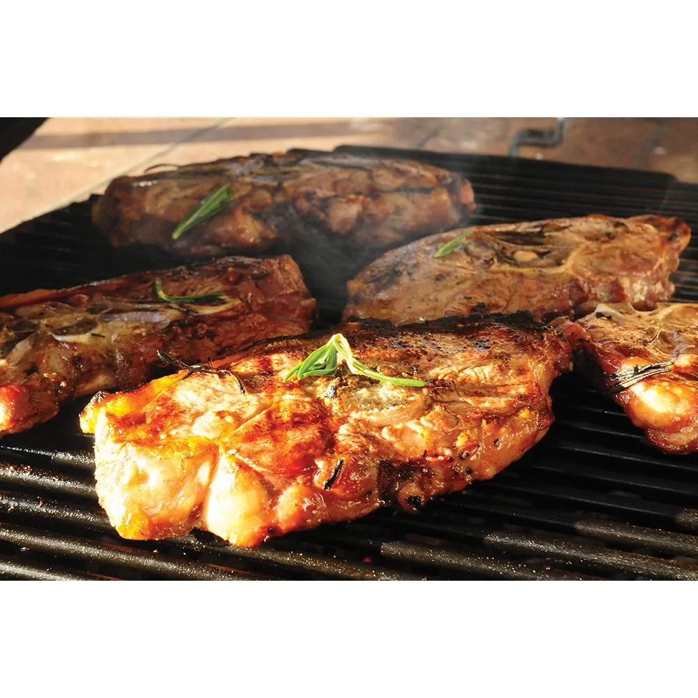 Primo PGCRH Kamado Round Ceramic Charcoal Grill w/ Ash Tool and Grate Lifter