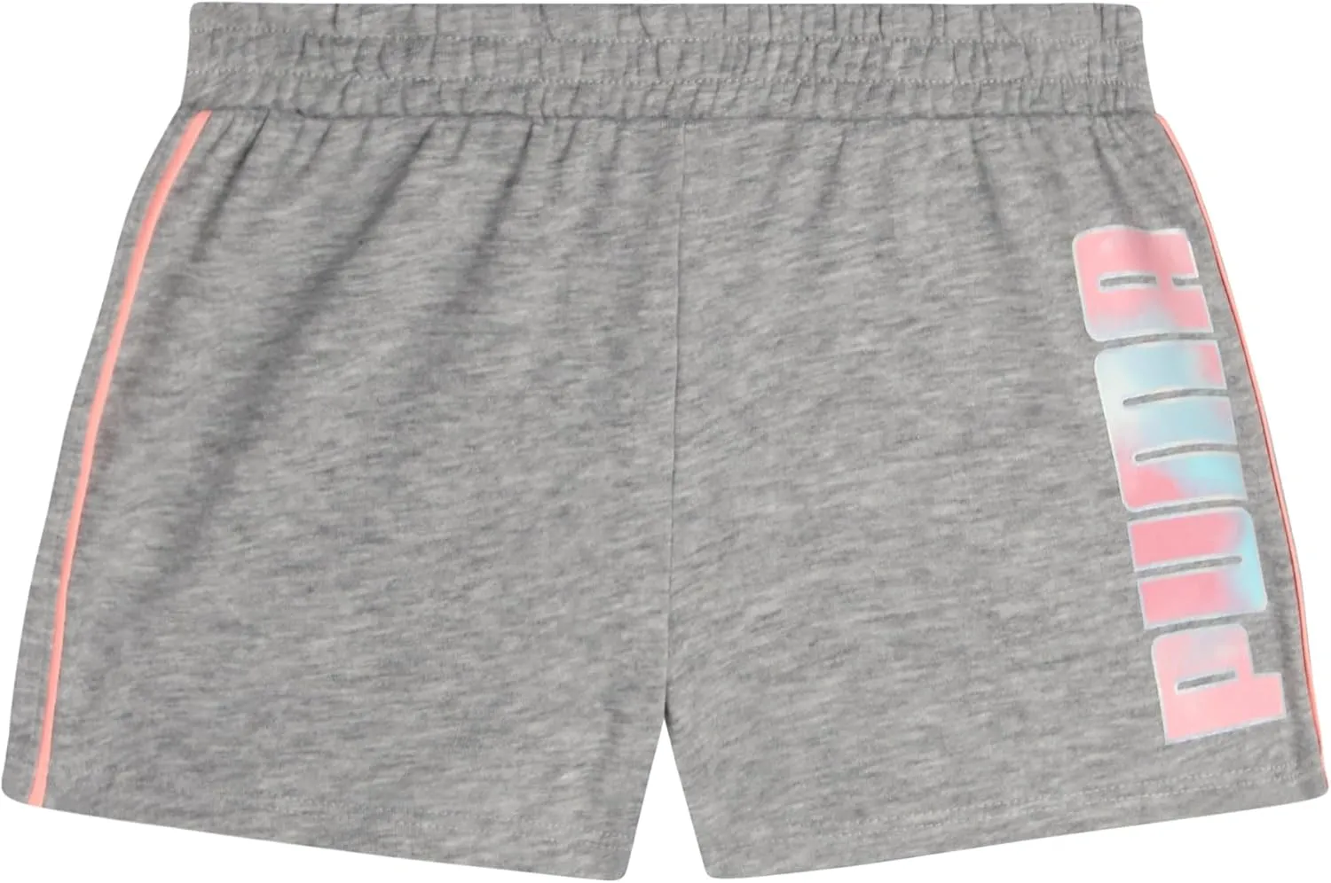 PUMA Girls' Athletic Shorts - 2 Pack Lightweight Performance Cotton French Terry Activewear Shorts (Sizes: 7-16)