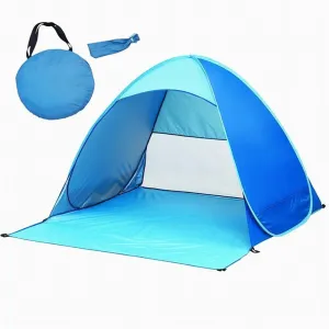 Quick Automatic Beach Tent - UPF50  Outdoor Sun Shelter, Portable Beach Canopy for Camping and Fishing